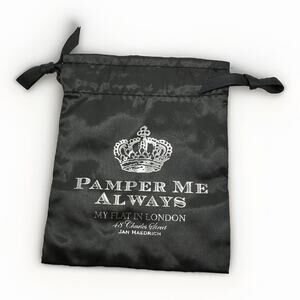 Pamper Me Always My Flat In London Jewelry Bag Drawstring 6”x5” Jan Haedrich